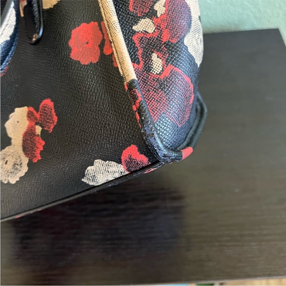Coach Crosby Black Floral Bag - Picture 10 of 10